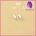 High quality 3.5mm, 925 sterling silver clasp end clasp for bracelets